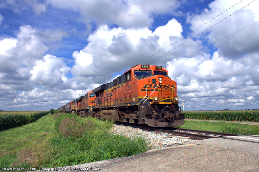 BNSF 7258 East